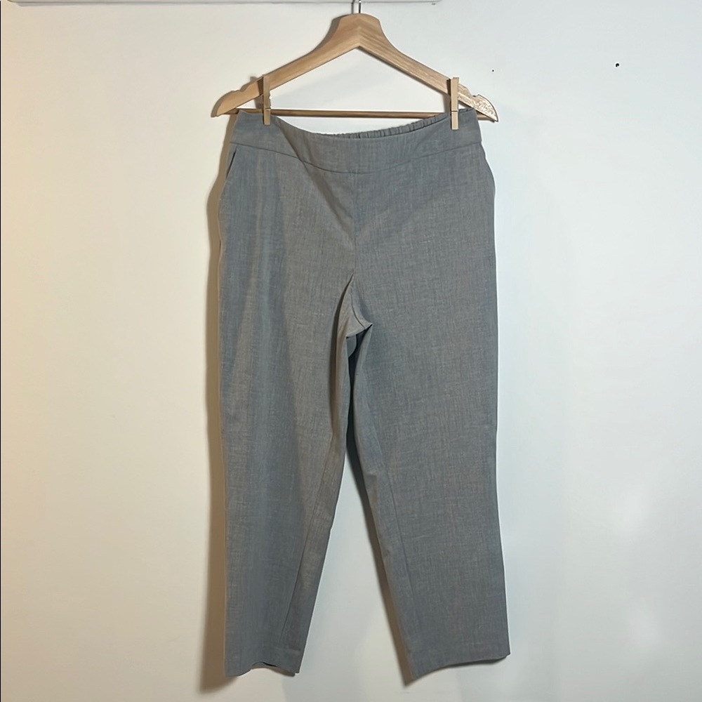 Hillary Radley Women’s Gray Cropped Pants